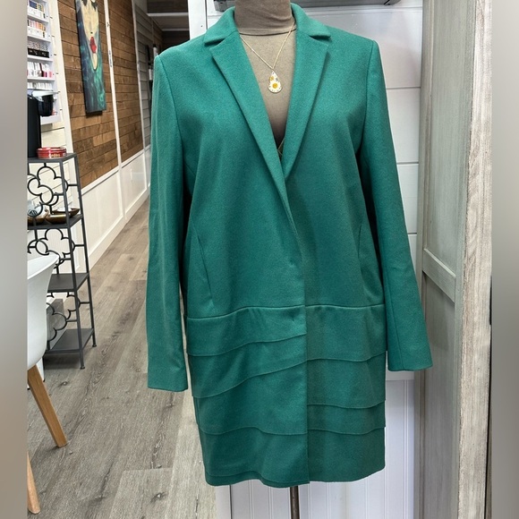 Piazza Sempione Wool Cashmere Blend Coat - Size IT 46 (US 14/16) - Picture 3 of 9